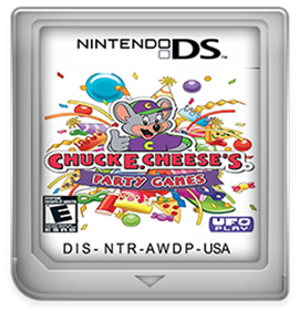 Chuck E. Cheese's Party Games - Fanart - Cart - Front Image