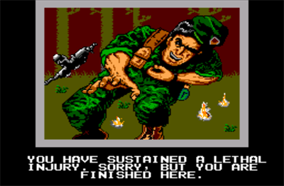 Operation Wolf - Screenshot - Game Over Image