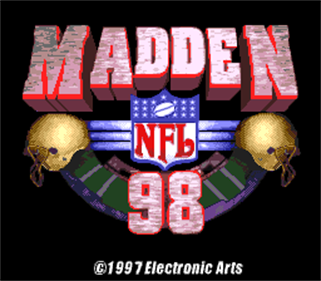 Madden NFL 98 - Screenshot - Game Title Image