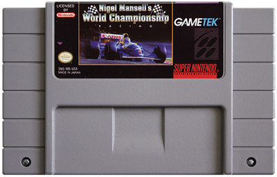 Nigel Mansell's World Championship Racing - Fanart - Cart - Front Image