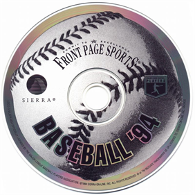 Front Page Sports: Baseball '94 - Disc Image