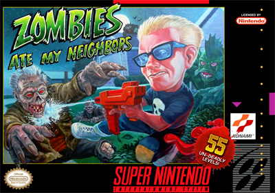 Zombies Ate My Neighbors - Box - Front Image