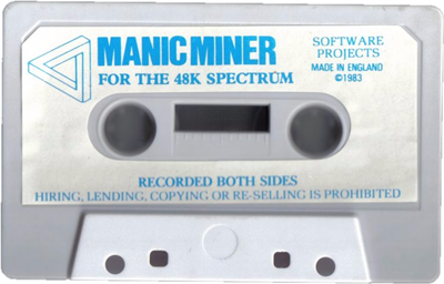 Manic Miner - Cart - Front Image