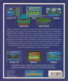 Saint & Greavsie: The Ultimate Soccer Trivia Game - Box - Back Image