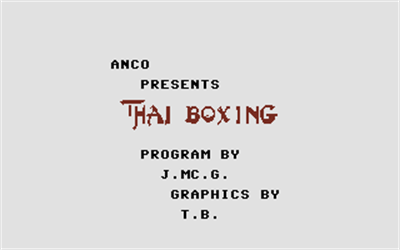Thai Boxing - Screenshot - Game Title Image