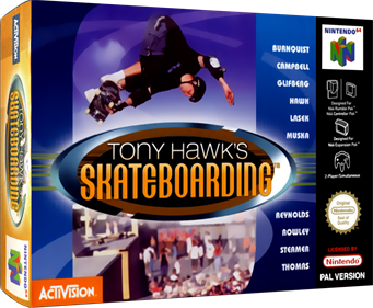 Tony Hawk's Pro Skater - Box - 3D Image