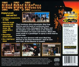 Mad Dog McCree - Box - Back Image