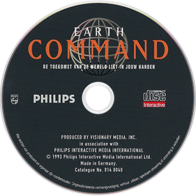 Earth Command: The Future of our World is in Your Hands - Disc Image