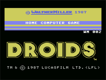 Droids en el Planeta Ingo - Screenshot - Game Title Image