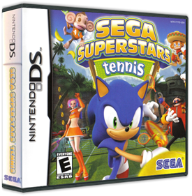 Sega Superstars Tennis - Box - 3D Image