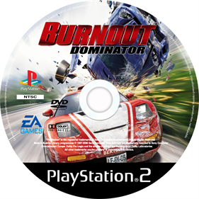 Burnout: Dominator - Fanart - Disc Image