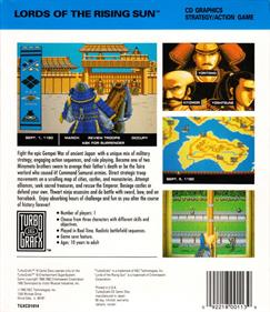 Lords of the Rising Sun - Box - Back Image