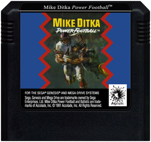 Mike Ditka Power Football - Cart - Front Image