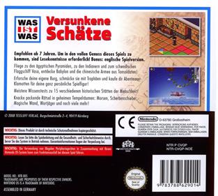 Was Ist Was: Versunkene Schätze: Das Abenteuerspiel - Box - Back Image