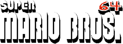 Super Mario Bros. 64 - Clear Logo Image