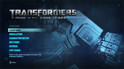 Transformers: Rise of the Dark Spark - Screenshot - Game Title Image
