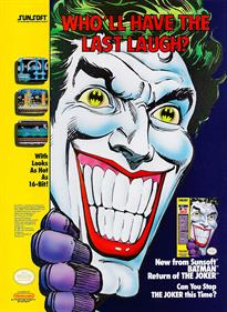 Batman: Return of the Joker - Advertisement Flyer - Front Image