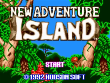 New Adventure Island - Screenshot - Game Title Image