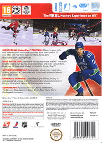 NHL 2K11 - Box - Back Image