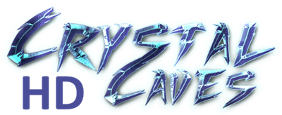 Crystal Caves HD - Clear Logo Image
