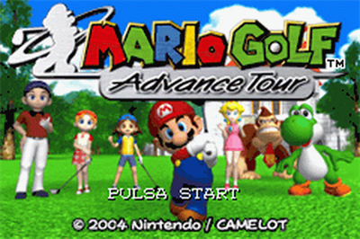 Mario Golf: Advance Tour - Screenshot - Game Title Image