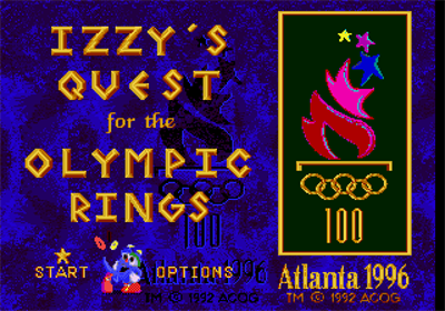 Izzy's Quest for the Olympic Rings - Screenshot - Game Title Image