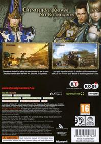 Dynasty Warriors 7 - Box - Back Image