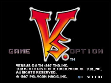 Vs. - Screenshot - Game Title Image