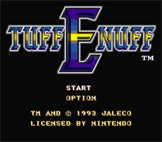 Tuff E Nuff - Screenshot - Game Title Image