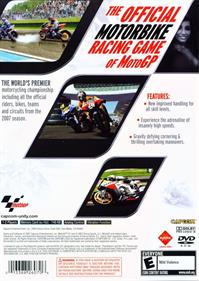 MotoGP 07 - Box - Back Image