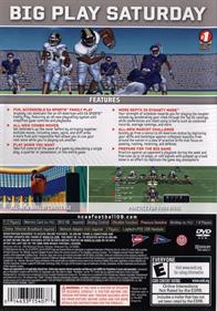 NCAA Football 09 - Box - Back Image