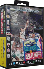 Lakers versus Celtics and the NBA Playoffs - Box - 3D Image