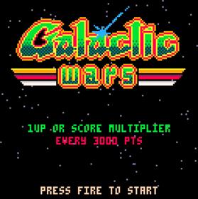 Galactic Wars - Screenshot - Game Title Image