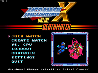 Mega Man X Online: Deathmatch  - Screenshot - Game Title Image