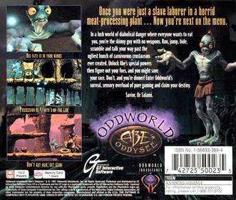 Oddworld: Abe's Oddysee - Box - Back Image