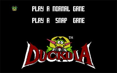 Count Duckula in No Sax Please: We're Egyptian - Screenshot - Game Select Image