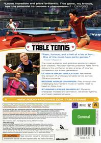 Rockstar Games Presents Table Tennis - Box - Back Image
