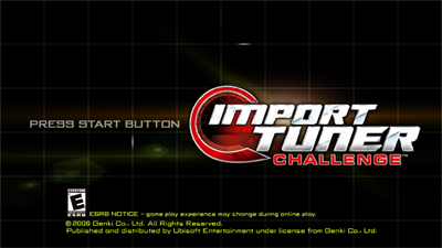 Import Tuner Challenge - Screenshot - Game Title Image