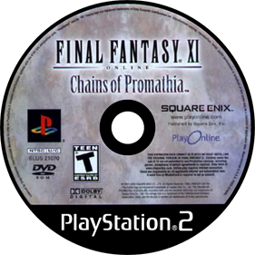 Final Fantasy XI Online: Chains of Promathia - Disc Image