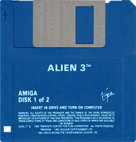 Alien 3 - Disc Image