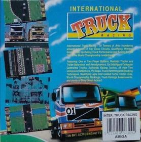 International Truck Racing - Box - Back Image