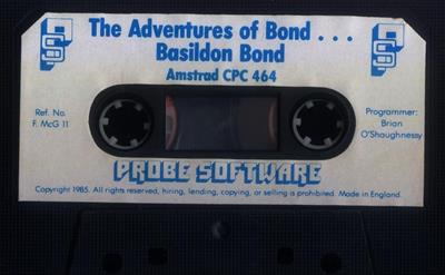 The Adventures of Bond ...Basildon Bond - Cart - Front Image