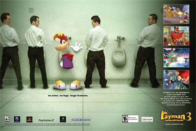Rayman 3 - Advertisement Flyer - Front Image