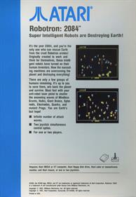 Robotron: 2084 - Box - Back Image