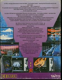 Taito's Super Space Invaders  - Box - Back Image