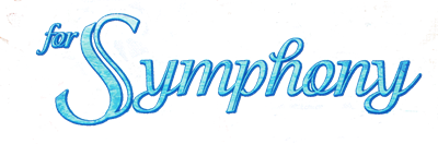For Symphony: With all one's Heart - Clear Logo Image