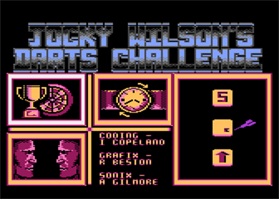 Jocky Wilson's Darts Challenge - Screenshot - Game Title Image