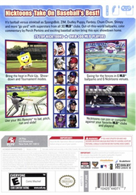 Nicktoons MLB - Box - Back Image