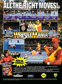 WWF Super WrestleMania - Advertisement Flyer - Front Image