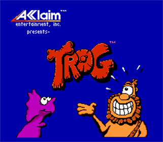 Trog! - Screenshot - Game Title Image